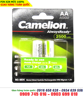 Camelion NH-2500ARBP2, Pin sạc AA 2500mAh 1.2v NH-2500ARBP2 AlwaysReady